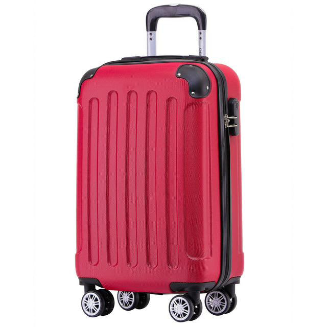 B2045 M Handgepäck für Kurztrips, 360° Doppelrollen, Stabil & Leicht, 55 x 36 x 21 cm, 38 L