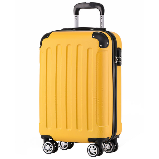 B2045 M Handgepäck für Kurztrips, 360° Doppelrollen, Stabil & Leicht, 55 x 36 x 21 cm, 38 L