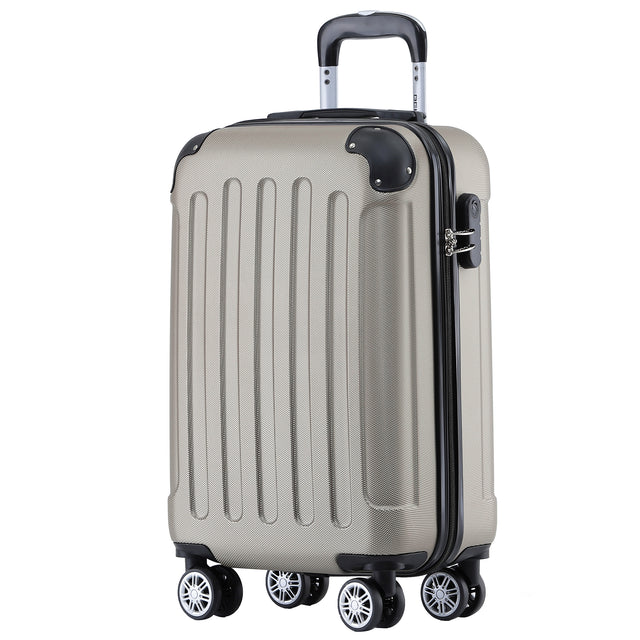 B2045 M Handgepäck für Kurztrips, 360° Doppelrollen, Stabil & Leicht, 55 x 36 x 21 cm, 38 L