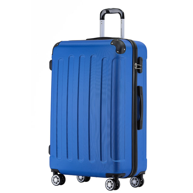 Beibye B2045 XL Reisekoffer für Langstrecken & Familie, 360° Doppelrollen, Stabil & Leicht, 76 x 50 x 27 cm, 110 L