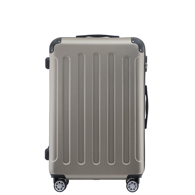 Beibye B2045 XL Reisekoffer für Langstrecken & Familie, 360° Doppelrollen, Stabil & Leicht, 76 x 50 x 27 cm, 110 L