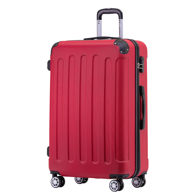 Beibye B2045 L Reisekoffer für Mittelstrecken, 360° Doppelrollen, Stabil & Leicht, 66 x 44 x 24 cm, 70 L