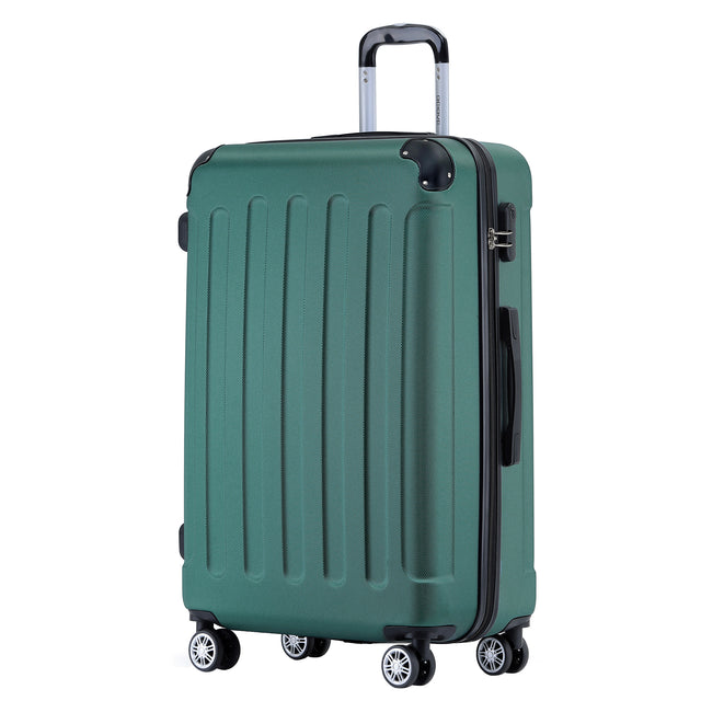 Beibye B2045 XL Reisekoffer für Langstrecken & Familie, 360° Doppelrollen, Stabil & Leicht, 76 x 50 x 27 cm, 110 L