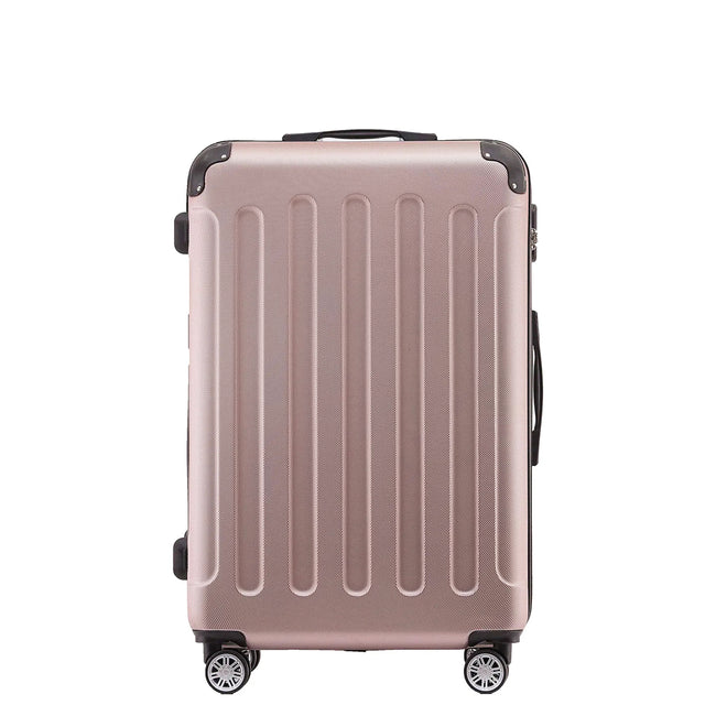 Beibye B2045 XL Reisekoffer für Langstrecken & Familie, 360° Doppelrollen, Stabil & Leicht, 76 x 50 x 27 cm, 110 L