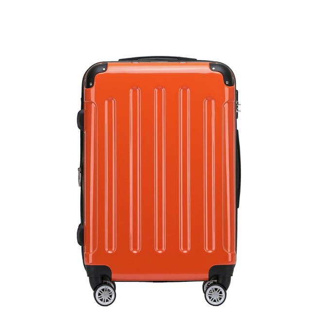 Beibye B2048 XL Reisekoffer für Langstrecken & Familie, 360° Doppelrollen, Hochglanz-Polycarbonat, Volumen erweiterbar, 76 x 50 x 30 cm, 115 L