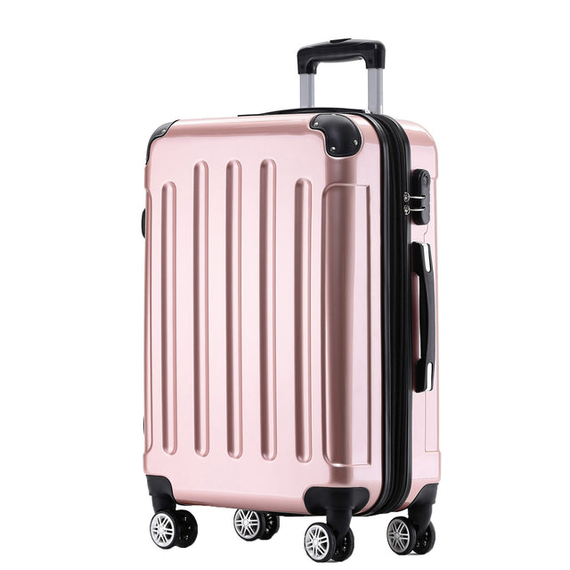 B2048 M Handgepäck für Kurztrips, 360° Doppelrollen, Hochglanz-Polycarbonat, Volumen erweiterbar, 55 x 39 x 23 cm, 45 L