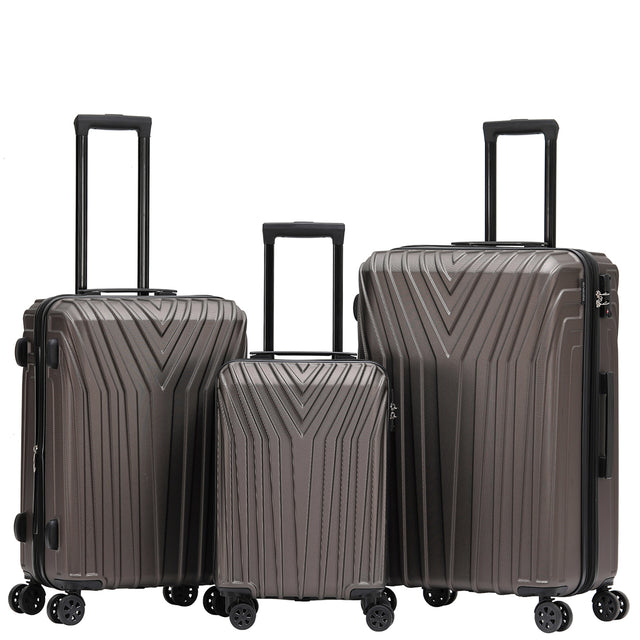 Beibye B2050 Kofferset M-L-XL für Handgepäck, Kurz- & Langstrecken, 360° Doppelrollen, TSA-Schloss, Volumen erweiterbar