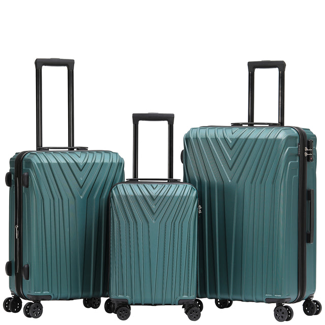 Beibye B2050 Kofferset M-L-XL für Handgepäck, Kurz- & Langstrecken, 360° Doppelrollen, TSA-Schloss, Volumen erweiterbar
