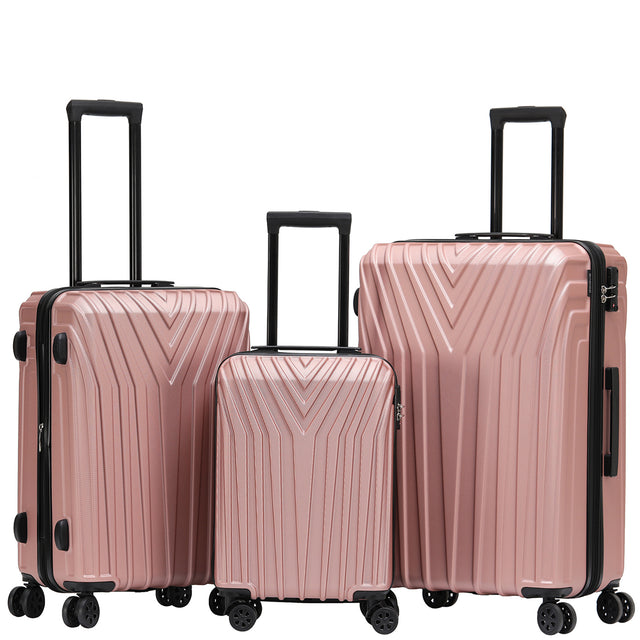 Beibye B2050 Kofferset M-L-XL für Handgepäck, Kurz- & Langstrecken, 360° Doppelrollen, TSA-Schloss, Volumen erweiterbar