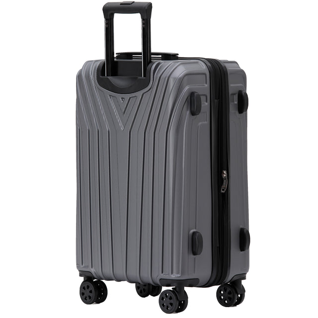 Beibye B2050 XL Reisekoffer für Langstrecken & Familie, 360° Doppelrollen, TSA-Schloss, Volumen erweiterbar, 76 × 49 × 30 cm, 82 L