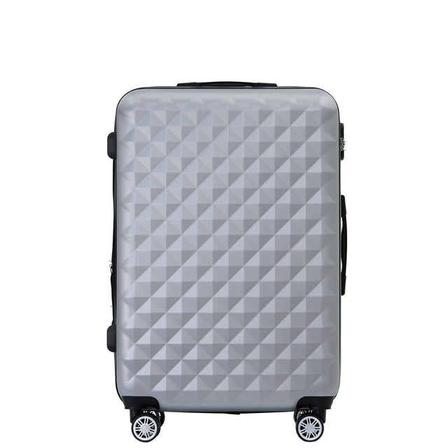 Beibye B2066 XL Reisekoffer für Langstrecken & Familie, 360° gummierte Doppelrollen, ABS-Hartschale, Volumen erweiterbar, 76 x 50 x 30 cm, 115 L