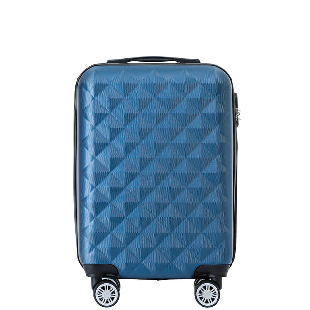 B2066 M Handgepäck für Kurztrips, 360° gummierte Doppelrollen, ABS-Hartschale, 55 x 37 x 23 cm, 45 L