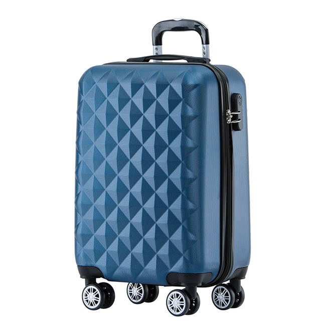 B2066 M Handgepäck für Kurztrips, 360° gummierte Doppelrollen, ABS-Hartschale, 55 x 37 x 23 cm, 45 L