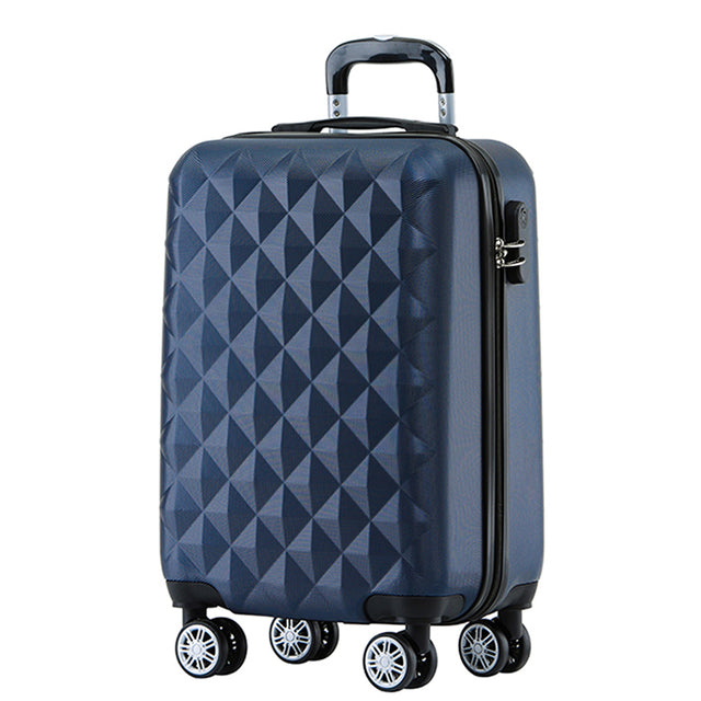 B2066 M Handgepäck für Kurztrips, 360° gummierte Doppelrollen, ABS-Hartschale, 55 x 37 x 23 cm, 45 L