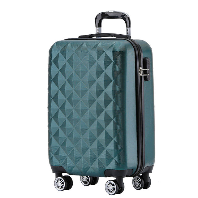 B2066 M Handgepäck für Kurztrips, 360° gummierte Doppelrollen, ABS-Hartschale, 55 x 37 x 23 cm, 45 L