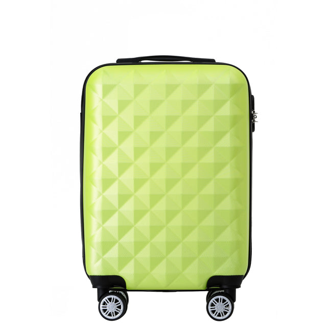 B2066 M Handgepäck für Kurztrips, 360° gummierte Doppelrollen, ABS-Hartschale, 55 x 37 x 23 cm, 45 L