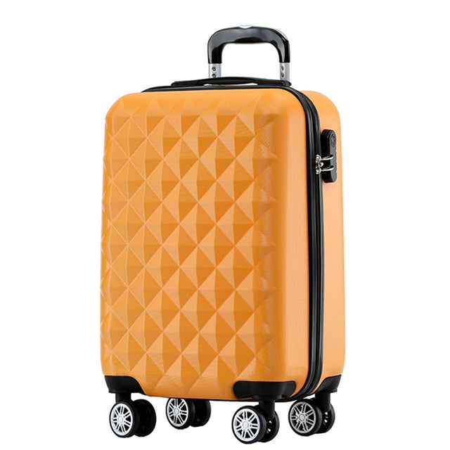 B2066 M Handgepäck für Kurztrips, 360° gummierte Doppelrollen, ABS-Hartschale, 55 x 37 x 23 cm, 45 L