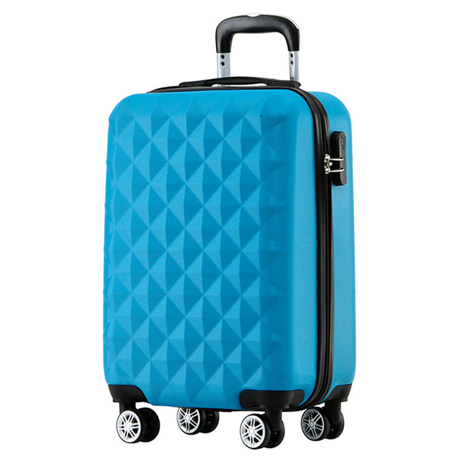 B2066 M Handgepäck für Kurztrips, 360° gummierte Doppelrollen, ABS-Hartschale, 55 x 37 x 23 cm, 45 L