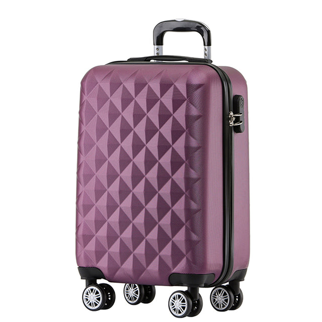 B2066 M Handgepäck für Kurztrips, 360° gummierte Doppelrollen, ABS-Hartschale, 55 x 37 x 23 cm, 45 L