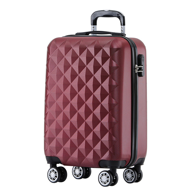 B2066 M Handgepäck für Kurztrips, 360° gummierte Doppelrollen, ABS-Hartschale, 55 x 37 x 23 cm, 45 L