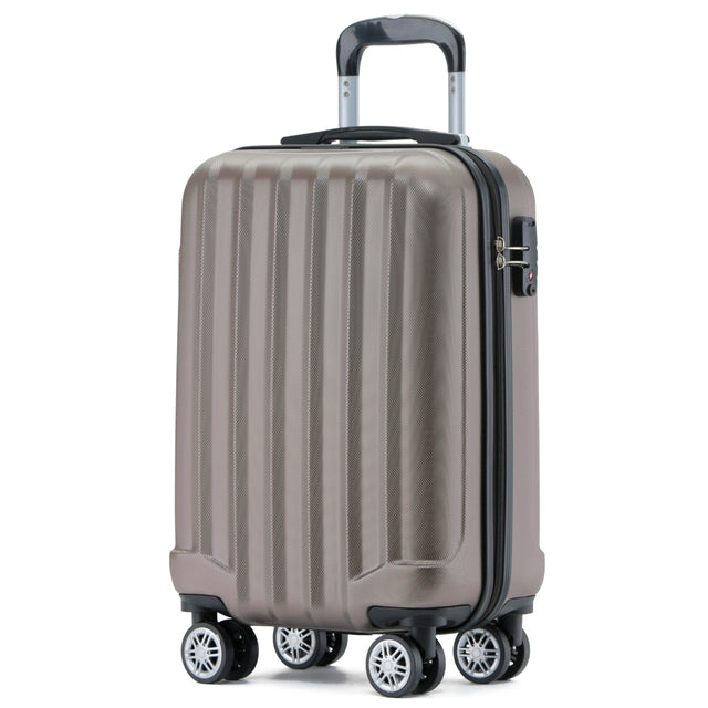 Beibye B2080 M Handgepäck für Kurztrips, 360° Doppelrollen, integriertes TSA-Zahlenschloss, 55 x 35 x 20 cm, 38 L