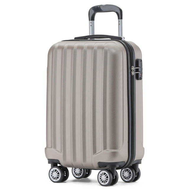 Beibye B2080 M Handgepäck für Kurztrips, 360° Doppelrollen, integriertes TSA-Zahlenschloss, 55 x 35 x 20 cm, 38 L