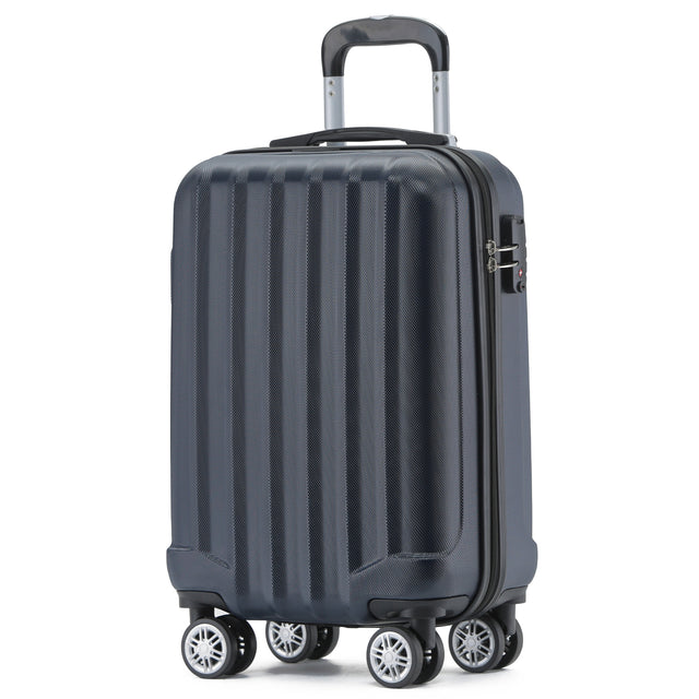 Beibye B2080 M Handgepäck für Kurztrips, 360° Doppelrollen, integriertes TSA-Zahlenschloss, 55 x 35 x 20 cm, 38 L