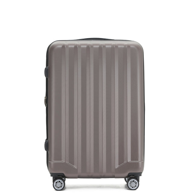 Beibye B2080 L Reisekoffer für Mittelstrecken, 360° Doppelrollen, TSA-Zahlenschloss, Volumen erweiterbar, 66 x 45 x 26 cm, 77 L