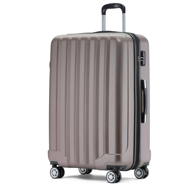 Beibye B2080 XL Reisekoffer für Langstrecken & Familie, 360° Doppelrollen, TSA-Zahlenschloss, Volumen erweiterbar, 77 x 50 x 30 cm, 115 L