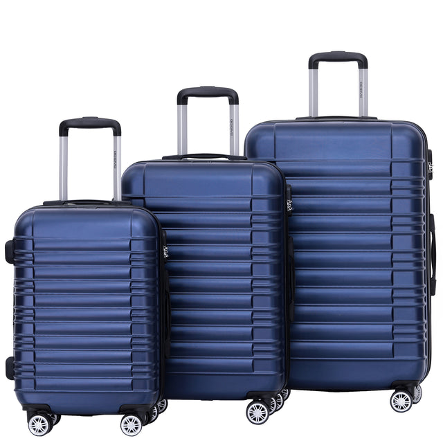 Beibye B2088 Kofferset M-L-XL für Handgepäck, Kurz- & Langstrecken – 360° Doppelrollen, ABS-Hartschale, Volumen erweiterbar