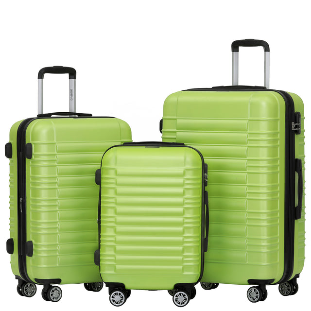 Beibye B2088 Kofferset M-L-XL für Handgepäck, Kurz- & Langstrecken – 360° Doppelrollen, ABS-Hartschale, Volumen erweiterbar