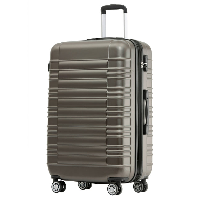 Beibye B2088 L Reisekoffer für Mittelstrecken – 360° Doppelrollen, ABS-Hartschale, Volumen erweiterbar, 65 x 43 x 26 cm, 75 L