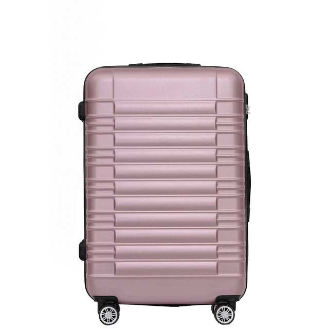 Beibye B2088 L Reisekoffer für Mittelstrecken – 360° Doppelrollen, ABS-Hartschale, Volumen erweiterbar, 65 x 43 x 26 cm, 75 L