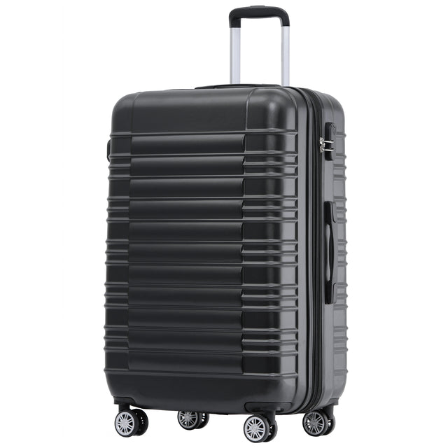 Beibye B2088 XL Reisekoffer für Langstrecken & Familie – 360° Doppelrollen, ABS-Hartschale, Volumen erweiterbar, 76 x 49 x 30 cm, 115 L