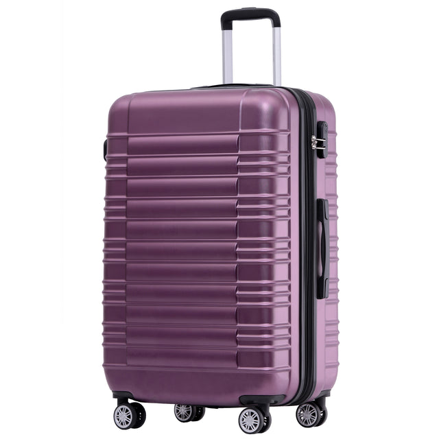 Beibye B2088 L Reisekoffer für Mittelstrecken – 360° Doppelrollen, ABS-Hartschale, Volumen erweiterbar, 65 x 43 x 26 cm, 75 L