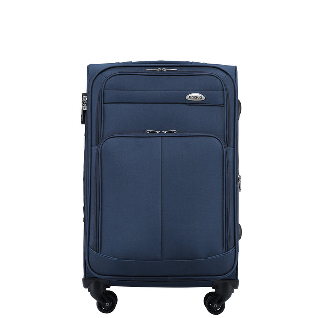 Beibye B8005 XL Reisekoffer für Langstrecken & Familie, Wasserabweisendes Oxford-Gewebe, Volumen erweiterbar, Praktische Fronttasche & Verstecktes Namensschild, 74 x 48 x 32 cm, 115 L