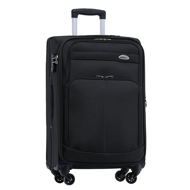 Beibye B8005 XL Reisekoffer für Langstrecken & Familie, Wasserabweisendes Oxford-Gewebe, Volumen erweiterbar, Praktische Fronttasche & Verstecktes Namensschild, 74 x 48 x 32 cm, 115 L