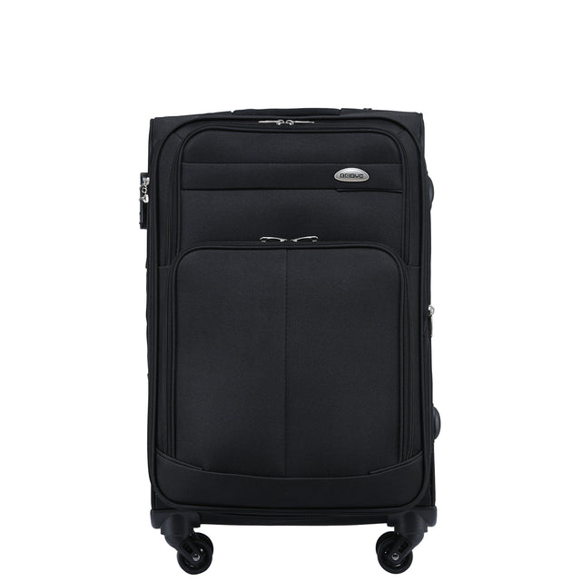 Beibye B8005 M Handgepäck für Kurztrips, Wasserabweisendes Oxford-Gewebe, Volumen erweiterbar, Praktische Fronttasche & Verstecktes Namensschild, 55 x 38 x 23 cm, 45 L