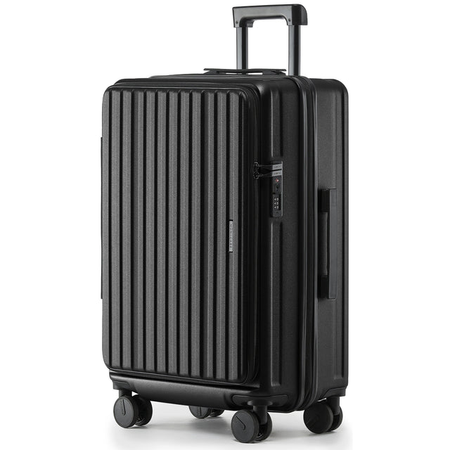 M9008 L Reisekoffer für Mittelstrecken, Top-Opening-Design, TSA-Zahlenschloss, Polycarbonat-Hartschale, Volumen erweiterbar, 66 x 46 x 28 cm, 70 L