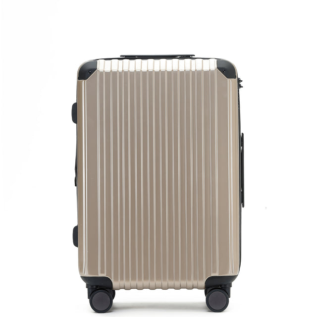 M816 L Reisekoffer für Mittelstrecken, TSA-Zahlenschloss, Eckenschutz, Polycarbonat, Volumen erweiterbar, 66 x 45 x 28 cm, 70 L