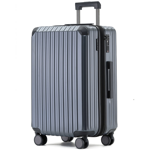 Münicase M816 XL Reisekoffer für Langstrecken & Familie, TSA-Zahlenschloss, Eckenschutz, Polycarbonat, Volumen erweiterbar, 76 x 51 x 32 cm, 107 L