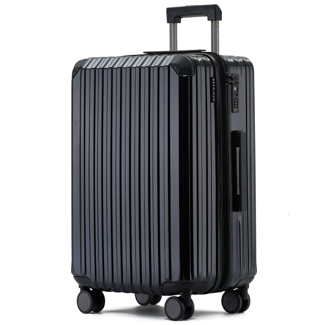 Münicase M816 XL Reisekoffer für Langstrecken & Familie, TSA-Zahlenschloss, Eckenschutz, Polycarbonat, Volumen erweiterbar, 76 x 51 x 32 cm, 107 L