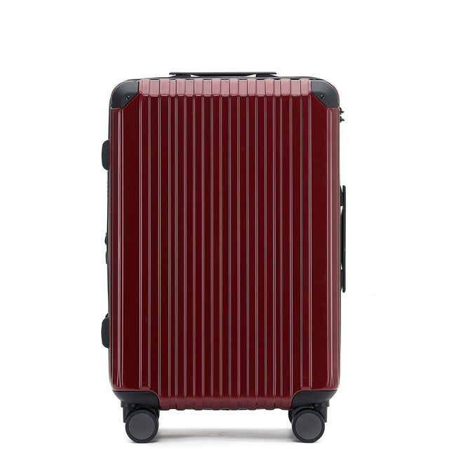 M816 L Reisekoffer für Mittelstrecken, TSA-Zahlenschloss, Eckenschutz, Polycarbonat, Volumen erweiterbar, 66 x 45 x 28 cm, 70 L