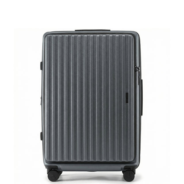 Münicase M9008 XL Reisekoffer für Langstrecken & Familie, Top-Opening-Design, TSA-Zahlenschloss, Polycarbonat-Hartschale, Volumen erweiterbar, 81 x 54 x 30 cm, 118 L