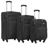 Beibye B8005 Kofferset M-L-XL für Handgepäck, Kurz- & Langstrecken, Wasserabweisendes Oxford-Gewebe, Volumen erweiterbar, Praktische Fronttasche & Verstecktes Namensschild