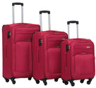 Beibye B8005 Kofferset M-L-XL für Handgepäck, Kurz- & Langstrecken, Wasserabweisendes Oxford-Gewebe, Volumen erweiterbar, Praktische Fronttasche & Verstecktes Namensschild