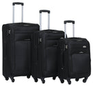 Beibye B8005 Kofferset M-L-XL für Handgepäck, Kurz- & Langstrecken, Wasserabweisendes Oxford-Gewebe, Volumen erweiterbar, Praktische Fronttasche & Verstecktes Namensschild