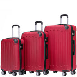 Beibye B2045 Kofferset M-L-XL für Handgepäck, Kurz- & Langstrecken, 360° Doppelrollen, Stabil & Leicht