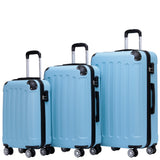 Beibye B2045 Kofferset M-L-XL für Handgepäck, Kurz- & Langstrecken, 360° Doppelrollen, Stabil & Leicht