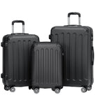 Beibye B2045 Kofferset M-L-XL für Handgepäck, Kurz- & Langstrecken, 360° Doppelrollen, Stabil & Leicht